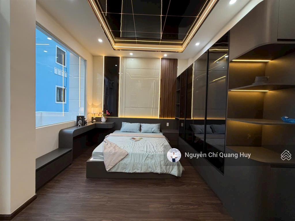 Nhà phố đủ nội thất  hẻm 3,5m 1113 huỳnh tấn phát phú thuận  4,85m x 11m sổ hồng  giá 6,95 tỷ