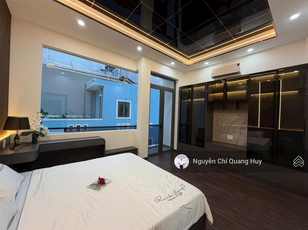 Nhà phố đủ nội thất  hẻm 3,5m 1113 huỳnh tấn phát phú thuận  4,85m x 11m sổ hồng  giá 6,95 tỷ