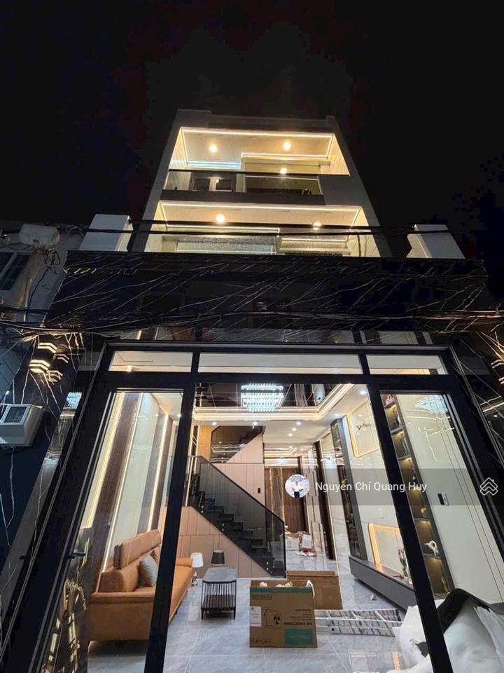 Nhà phố đủ nội thất  hẻm 3,5m 1113 huỳnh tấn phát phú thuận  4,85m x 11m sổ hồng  giá 6,95 tỷ