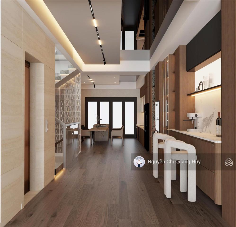 Nhà phố hiện đại dân trí cao gần cư xá ngân hàng đường rộng 8m lâm văn bền 4,5m x 18m giá 17,68 tỷ