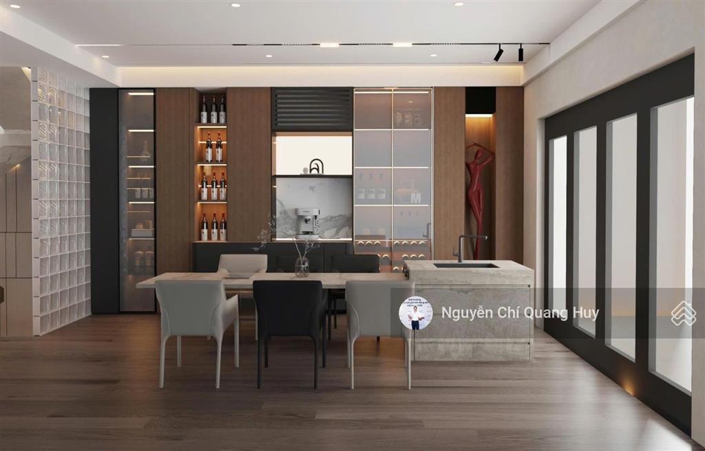 Nhà phố hiện đại dân trí cao gần cư xá ngân hàng đường rộng 8m lâm văn bền 4,5m x 18m giá 17,68 tỷ