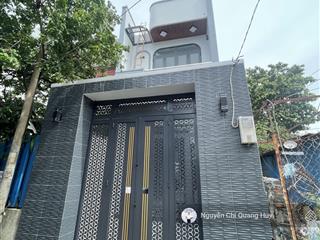 Nhà phố xây mới từ miếng đất trống  mặt tiền hẻm 3m 2144 huỳnh tấn phát  gần công an thị trấn
