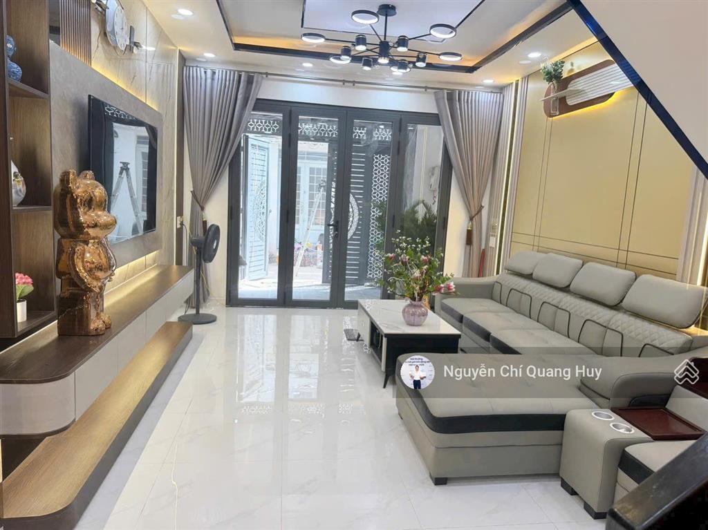 Nhà phố khu dân cư hiện hữu  hẻm 3,5m huỳnh tấn phát kết nối lotte, himlam  4m x 16m giá 7,9 tỷ