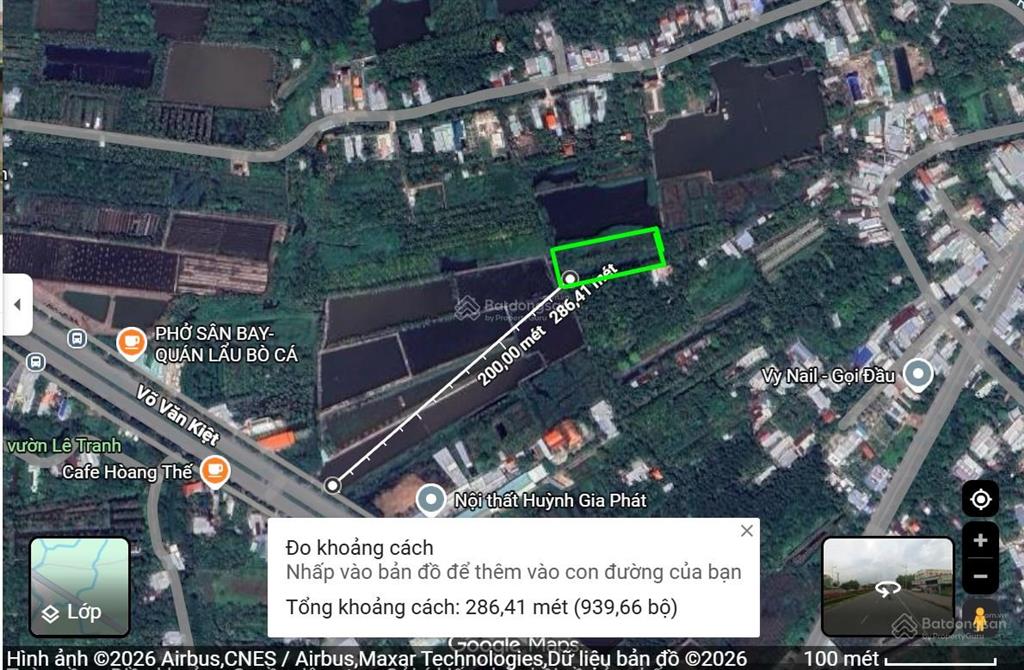 2000 m2  đất ruộng, cách trục đường võ văn kiệt chỉ 300 m