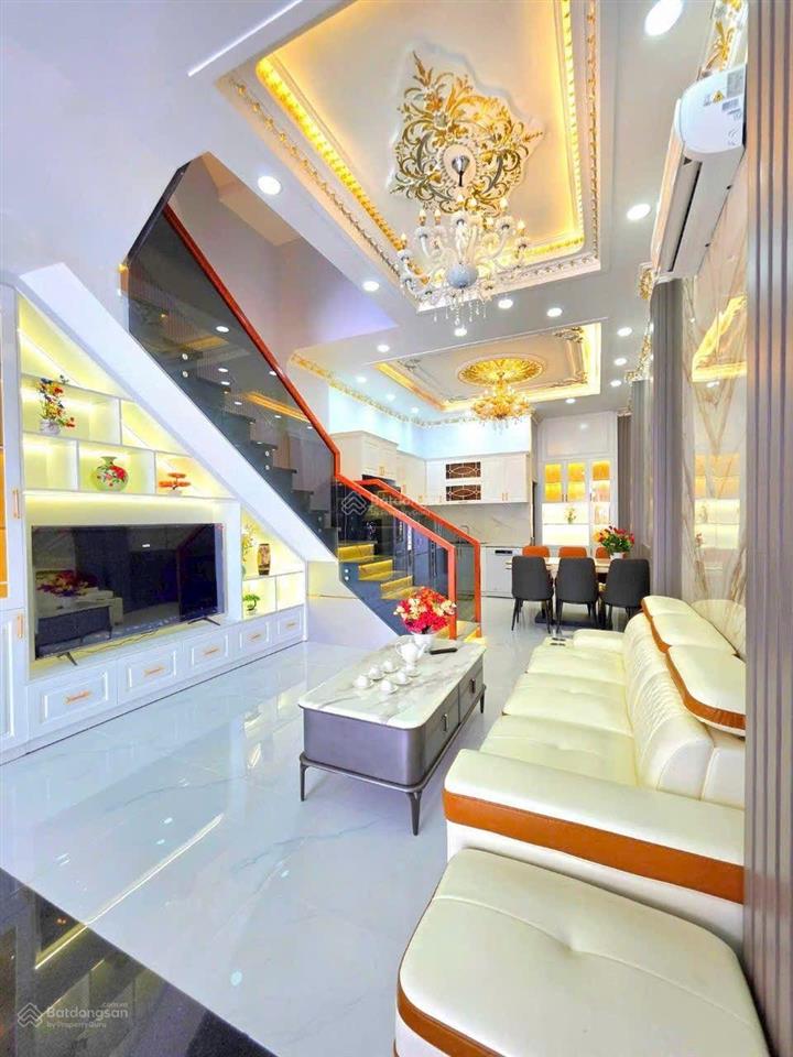 Nhà mới xây hẻm 8m nguyễn thị hương tt nhà bè  hẻm thông full nt