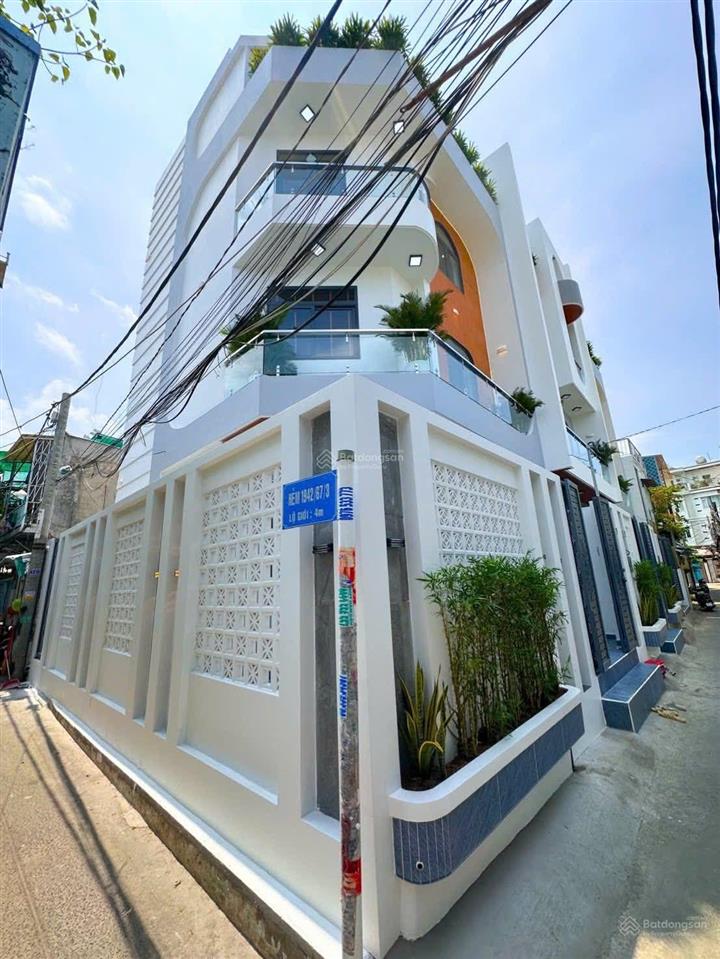 Nhà mới xây hẻm 1942 htp  hẻm thông tiện kdmb