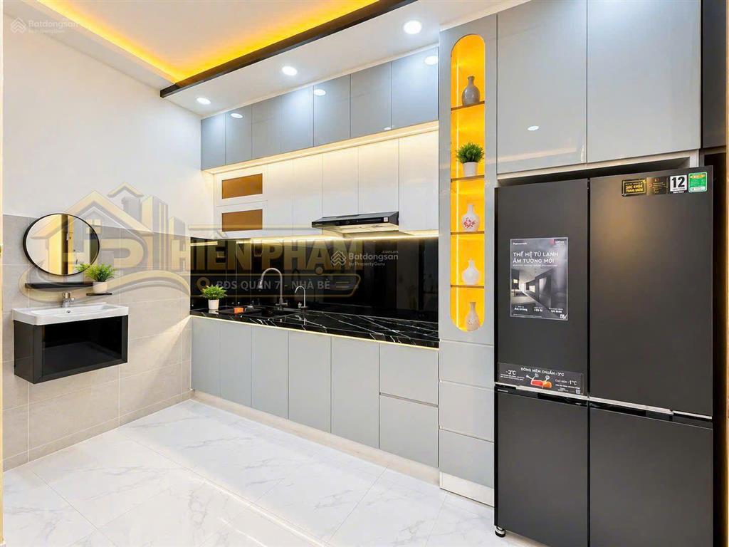 Nhà mới full nt 3 tầng hxh 749 huỳnh tấn phát  liền kề đô thị pmh