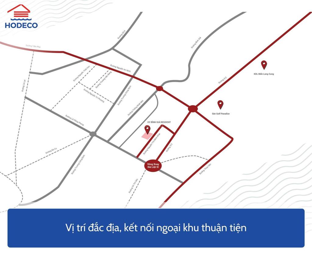 Cho thuê mặt bằng mở trường mầm non bình giã resident, vũng tàu