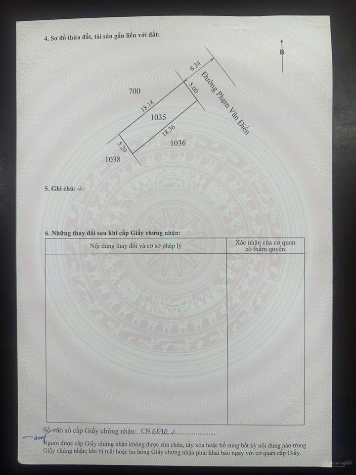 Mặt tiền đường phạm văn điển, xã phú vang, tp huế. diện tích đẹp để đầu tư và an cư.