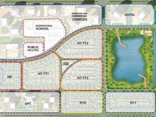 Biệt thự liền kề starlake tây hồ  190m  2 mặt đường to trước sau khu vực an sinh cao.
