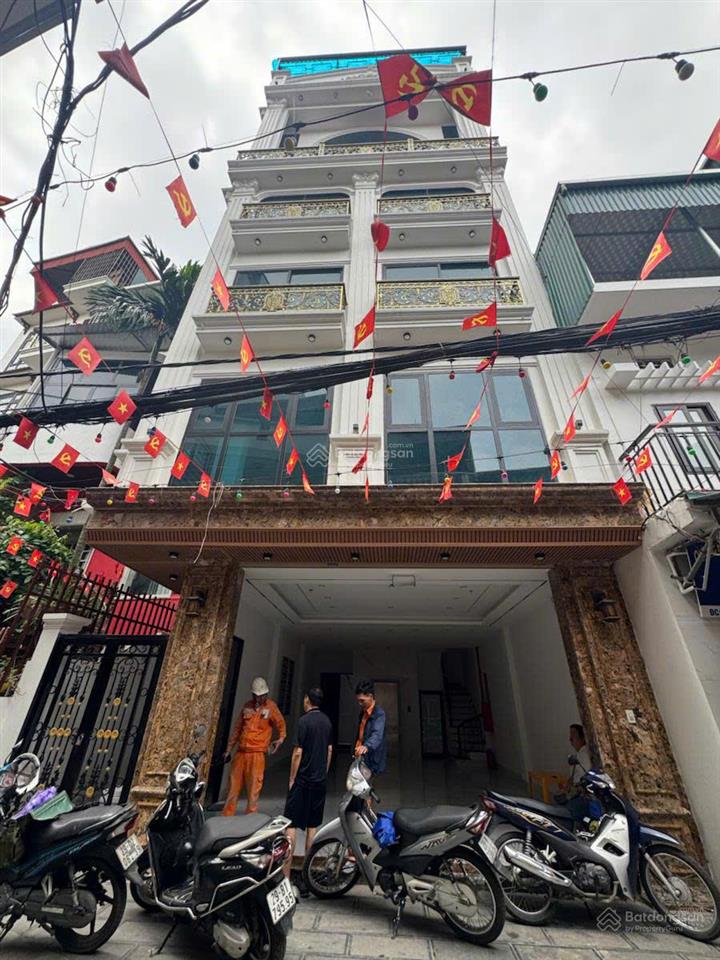 Bán nhà kim đồng, hoàng mai. 90m², 8 tầng. nhà xây mới tinh, ngõ thông kinh doanh