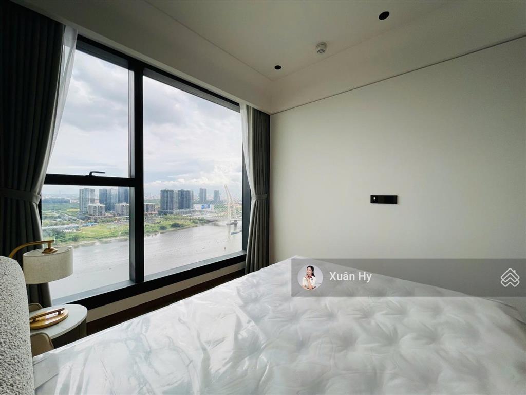 View trực diện sông & cầu ba son  cho thuê 3pn grand marina saigon tòa sea full nội thất