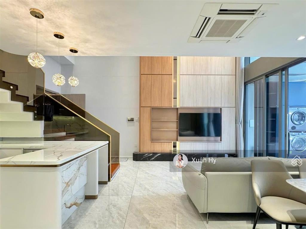 Lofthouse căn góc 187m2  view sông & cầu ba son  cho thuê 3pn the opera thủ thiêm full nt