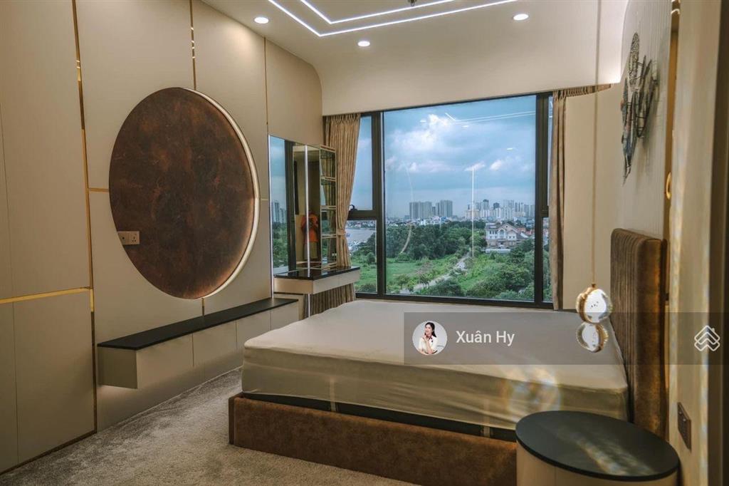 Căn góc 185m2  view trực diện sông & landmark 81  cho thuê 4pn the river thủ thiêm full nt