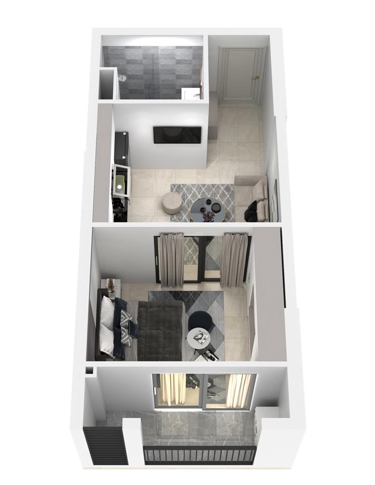 Căn 1pn1vs hướng đông nam 36,2m2, tt 135 triệu, nhcs cho vay 80%