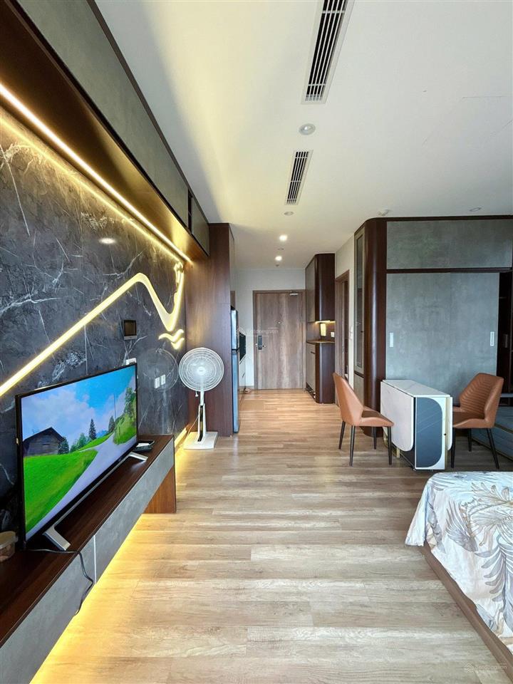 Mời thuê căn hộ studio 31m2 đủ đồ đẹp view tầm trung toà l1 landmark ecopark