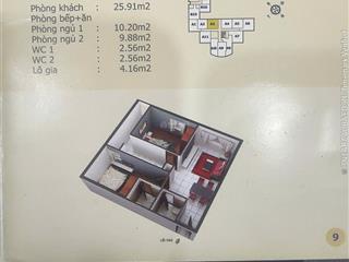 Bán căn hộ cc hqc hóc môn, 1,25 tỷ, 55m2, 2pn, 2wc, giá tốt chính chủ