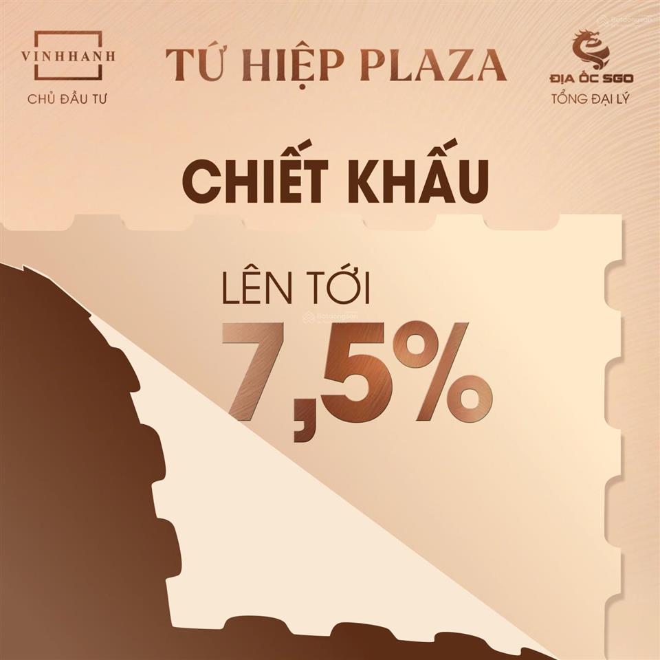 Sàn văn phòng tại tứ hiệp plaza  giá 2.3 tỷ, sẵn sổ lâu dài. mua sớm ck 2 tr/m2  ck đến 8.5%