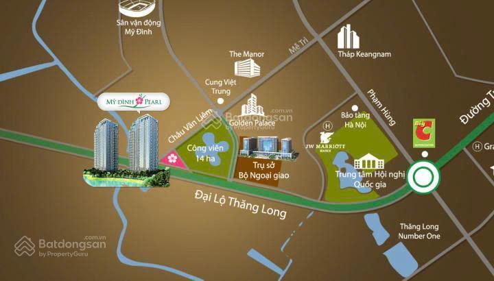Căn hộ cao cấp mỹ đình pearl 3 chiết khấu 7%, miễn 2 năm phí dịch vụ  bank hỗ trợ ls 0% 2 năm