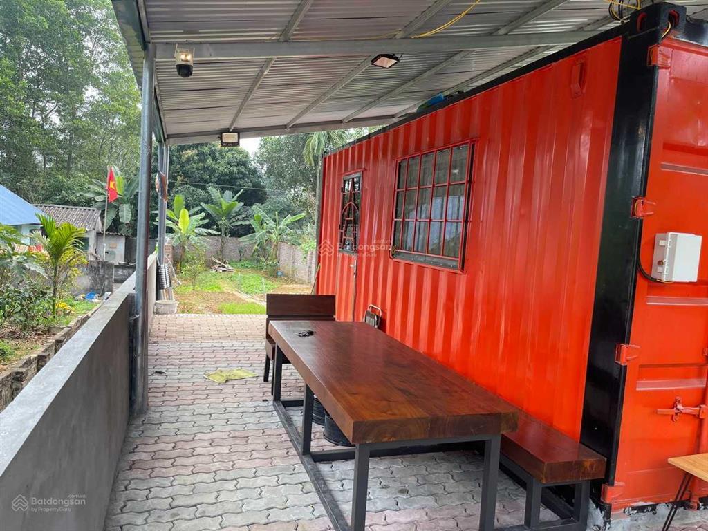 Chính chủ (ko môi giới) bán nhà container đầy đủ đồ dùng để lên chơi cuối tuần, 190m2 sổ đỏ, 6 tỷ