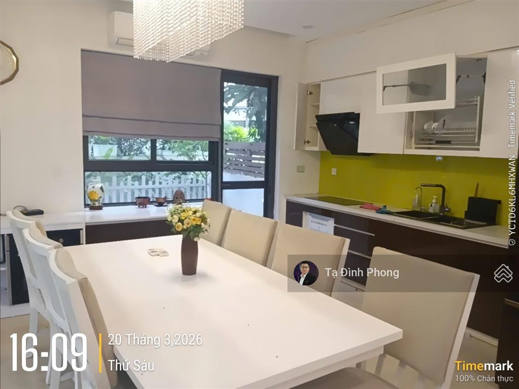 Cho thuê biệt thự 155m2 hướng đông nam. giá chỉ 23 triệu/tháng