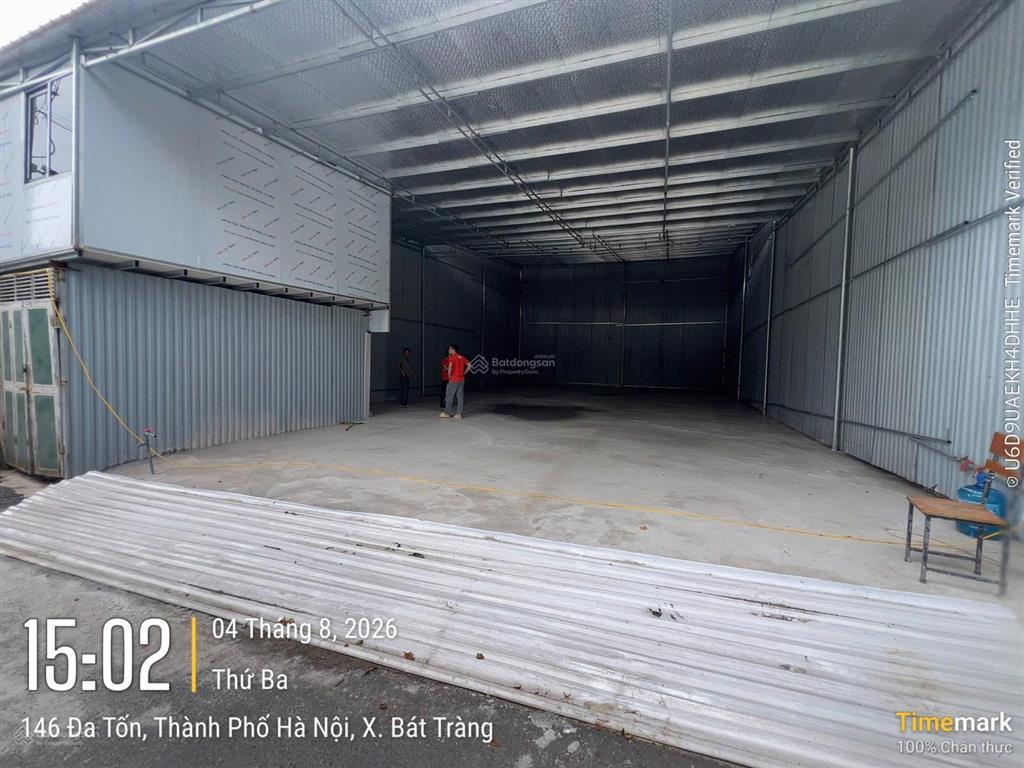 Em phúc cho thuê kho, nhà xưởng 230m2 tại xã đa tốn, giá tốt chỉ 15 triệu vnd/tháng