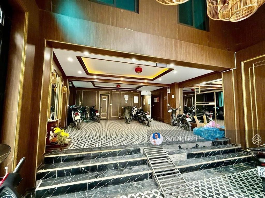 Nhà dòng tiền 110m2, lô góc ngay trần duy hưng, 22 phòng, 7 tầng, thang máy doanh thu 130triệu/th