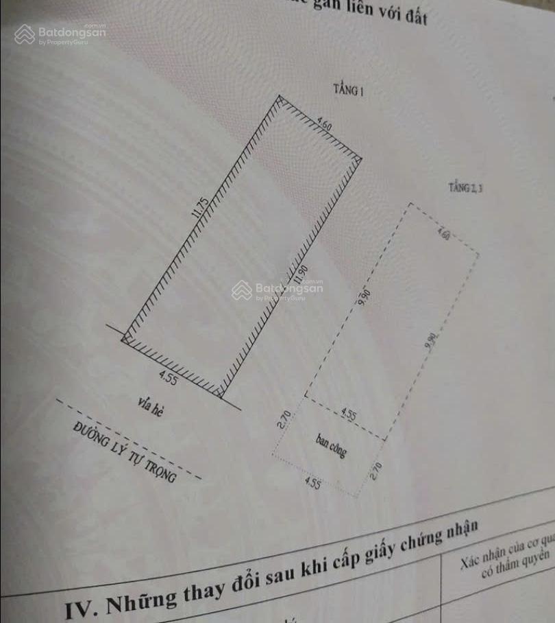 Nhà 3 tầng mt lý tự trọng , sát đống đa kinh doanh thuận tiện , giá chỉ 10tỷ500