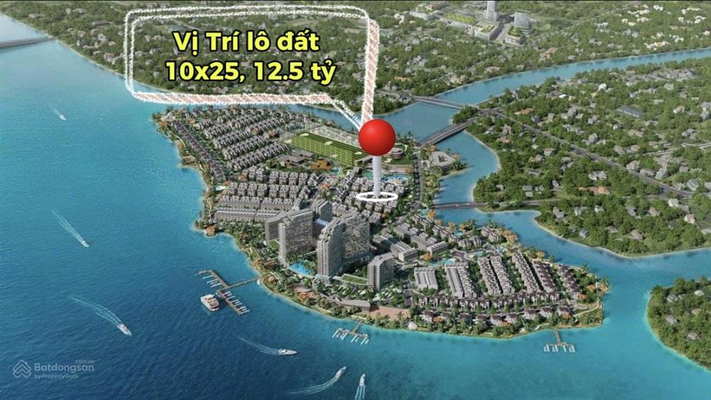 Bán lô đất biệt thự song lập 250m2 dự án đảo kim quy, cù lao tân vạn, biên hòa, 12,5 tỷ. 0919 422 ***