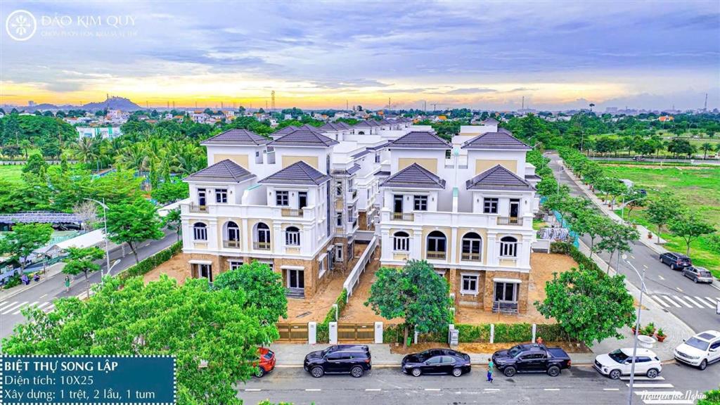 Bán lô đất biệt thự song lập 250m2 dự án đảo kim quy, cù lao tân vạn, biên hòa, 12,5 tỷ. 0919 422 ***
