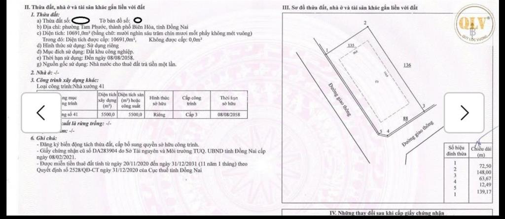 Chuyển nhượng nhà xưởng đẹp quy mô lớn giá chỉ 90 tỷ trong kcn. tổng diện tích khu đất 10.691m2