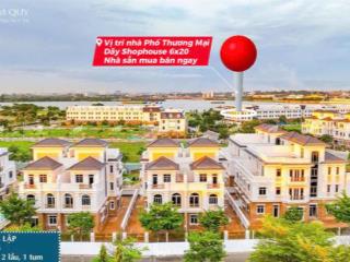 Nhà phố thương mại shophouse 1t, 2l, 1 tum, 120m2 đảo kim quy, cù lao tân vạn, biên hoà, đồng nai