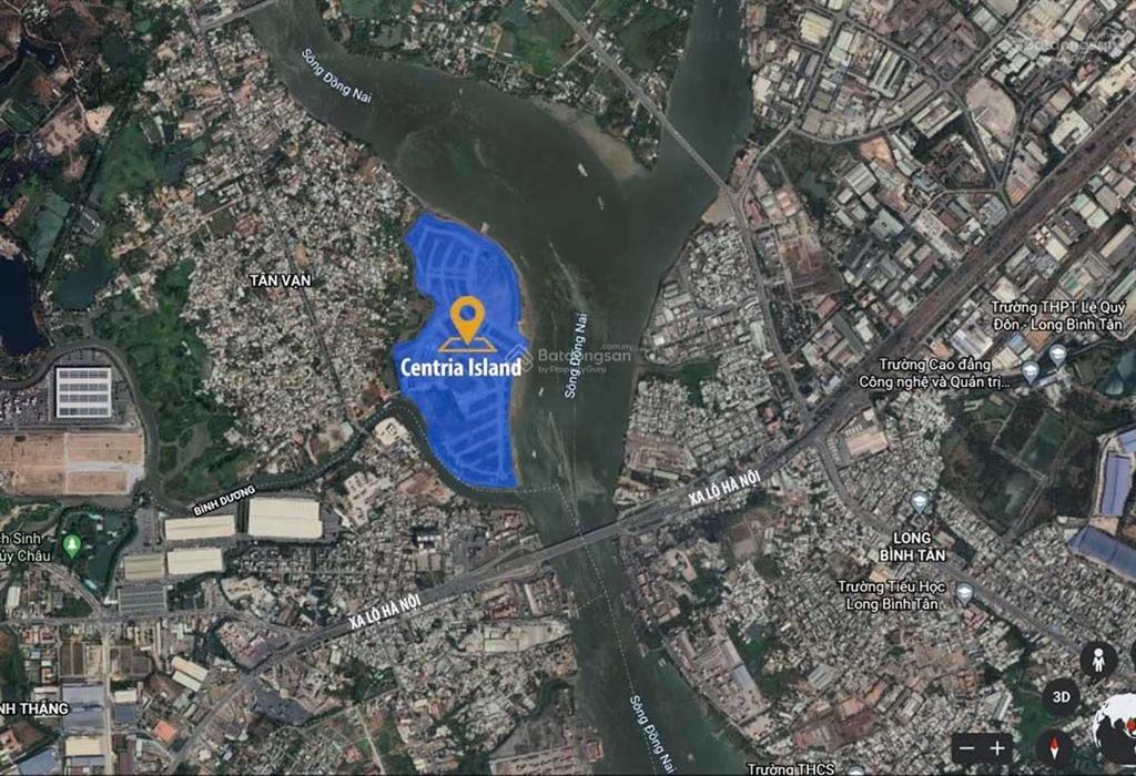 Bán lô đất biệt thự 120m2, 6.5 tỷ, dự án đảo kim quy, cù lao tân vạn, biên hoà