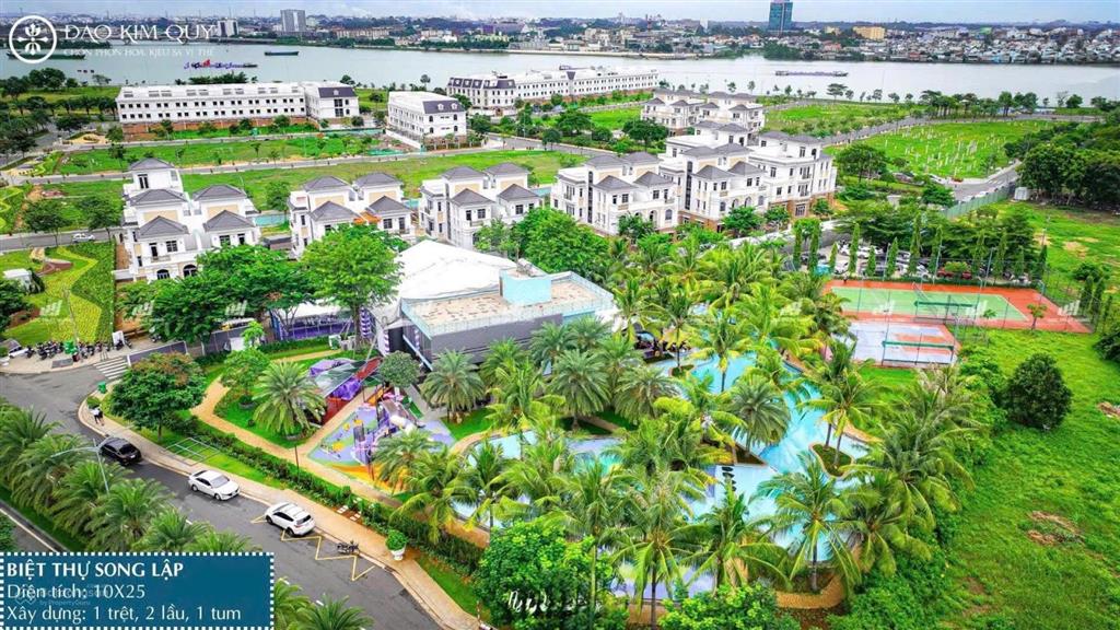 Bán lô đất biệt thự 120m2, 6.5 tỷ, dự án đảo kim quy, cù lao tân vạn, biên hoà