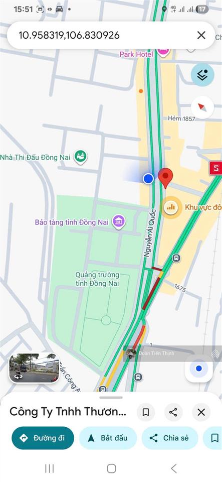 Bán 487,5m2 đất góc 2 mặt tiền đường nguyễn ái quốc + lê a, trung tâm thành phố biên hòa cũ, tỉn