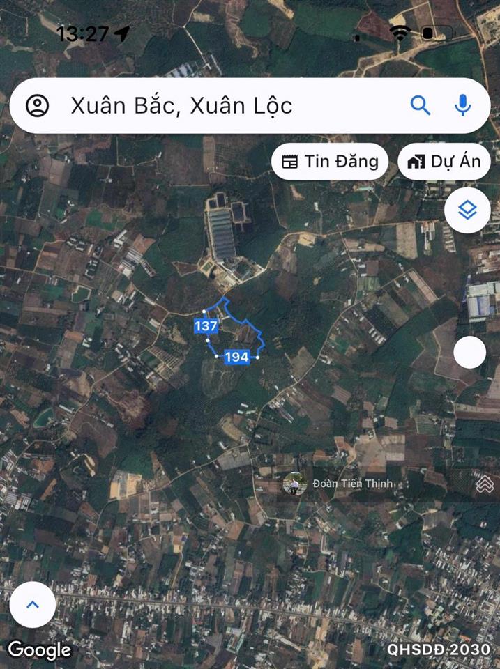 Bán rẻ 4,6ha ( 46.000m2) đất tại xuân bắc , xuân lộc đồng nai .
 phù hop làm vườn, trang trại