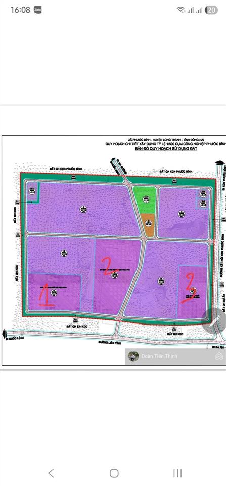 Chuyển nhượng 75 héc ta cụm kcn phước bình long thành