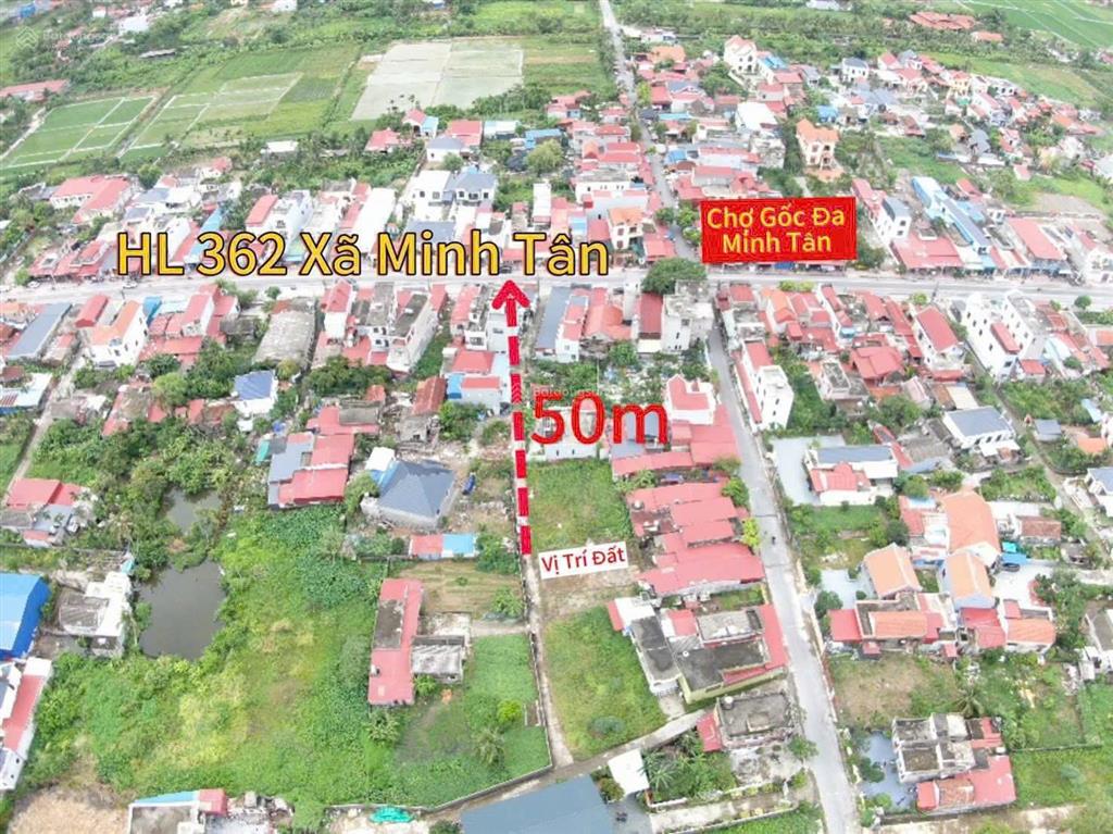 Bán đất trung tâm ngã 4 chợ sáng, minh tân, kiến thụy, hải phòng  67m², mặt tiền 6,5m, ô tô đỗ cửa