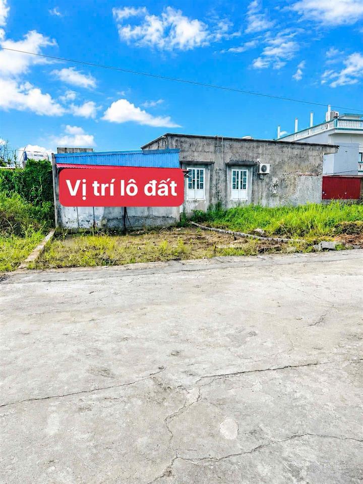 Bán đất trung tâm ngã 4 chợ sáng, minh tân, kiến thụy, hải phòng  67m², mặt tiền 6,5m, ô tô đỗ cửa