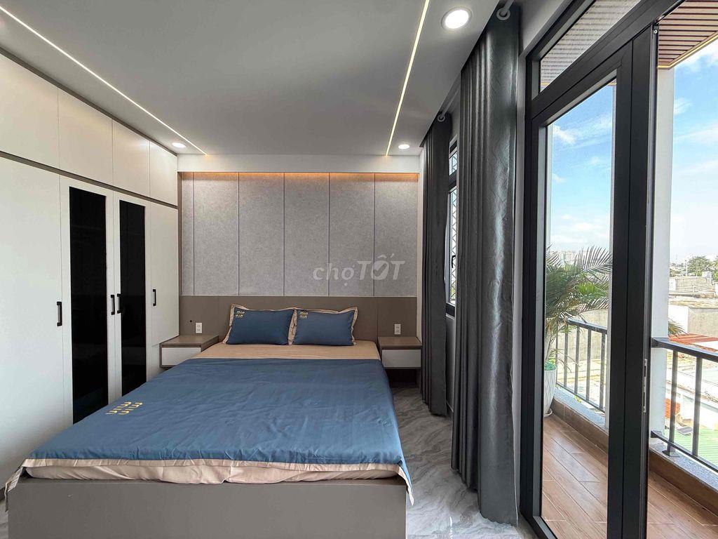 CẦN BÁN NHÀ 4 lầu xây mới. dt 4x 19 shr đường thông xe tải, 1/tx25