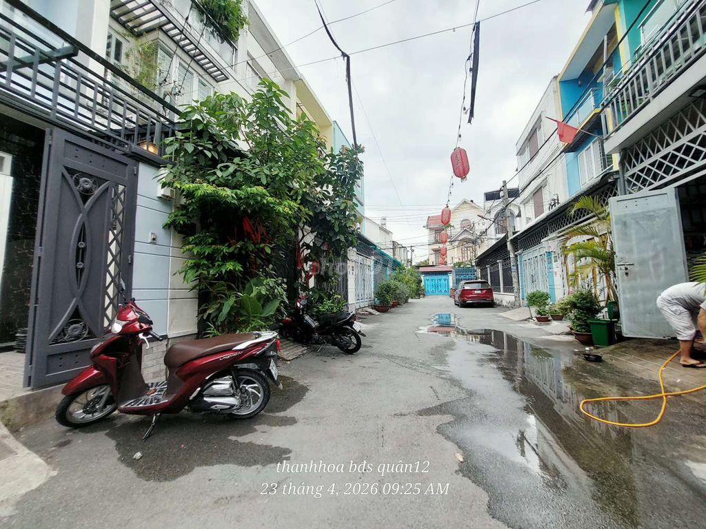 Nhà 2 lầu ngay chợ Thạnh Xuân quận 12