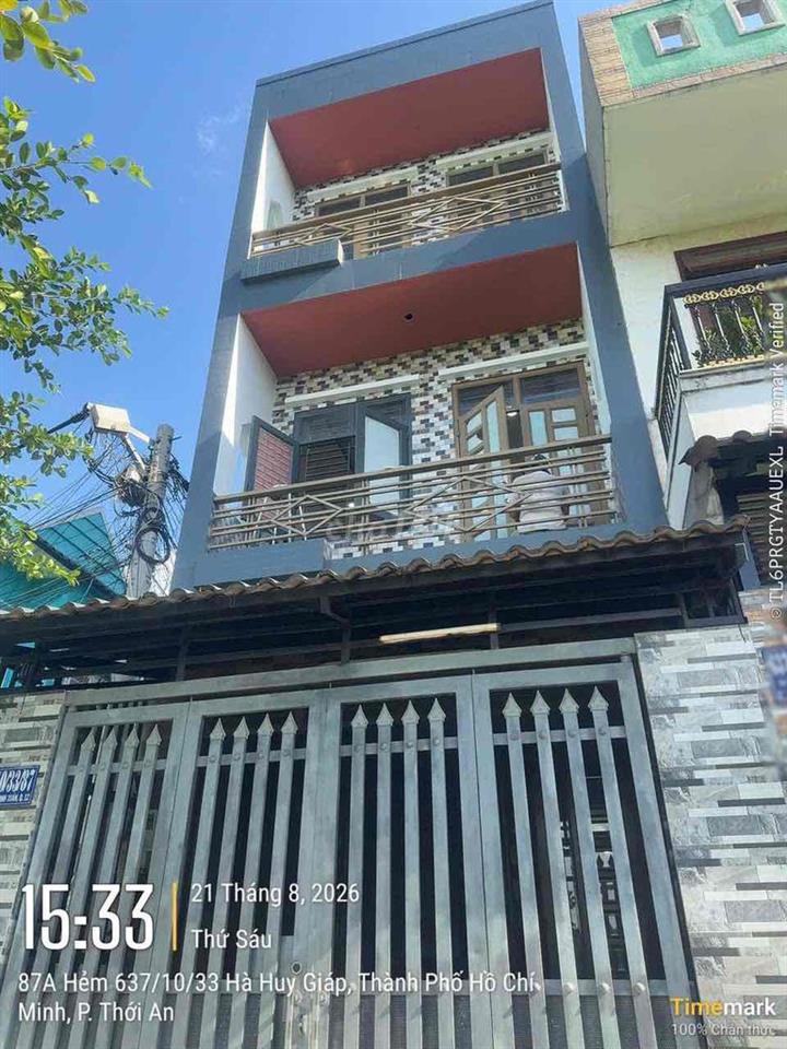 nhà 2 lầu đường TX33 phường Thạnh Xuân quận 12