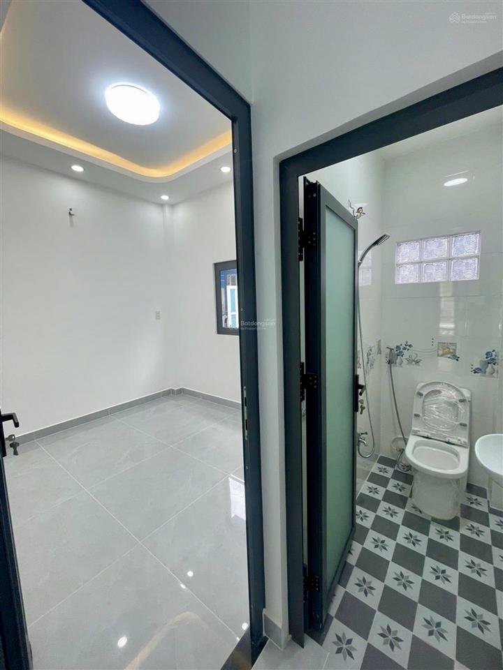 Quận 6, nhà cư xá phú lâm a, thông hậu giang, vuông vức, nở hậu