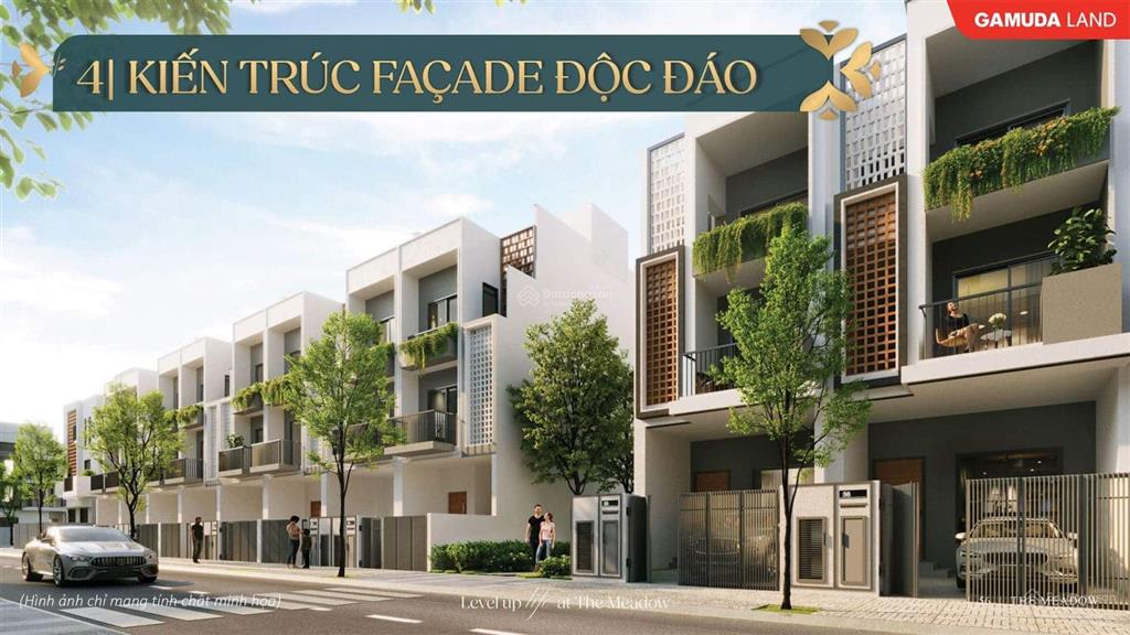 Nhà phố the meadow bình chánh 105m² giá tốt, tặng nội thất 450 triệu, chiết khấu hơn 1 tỷ