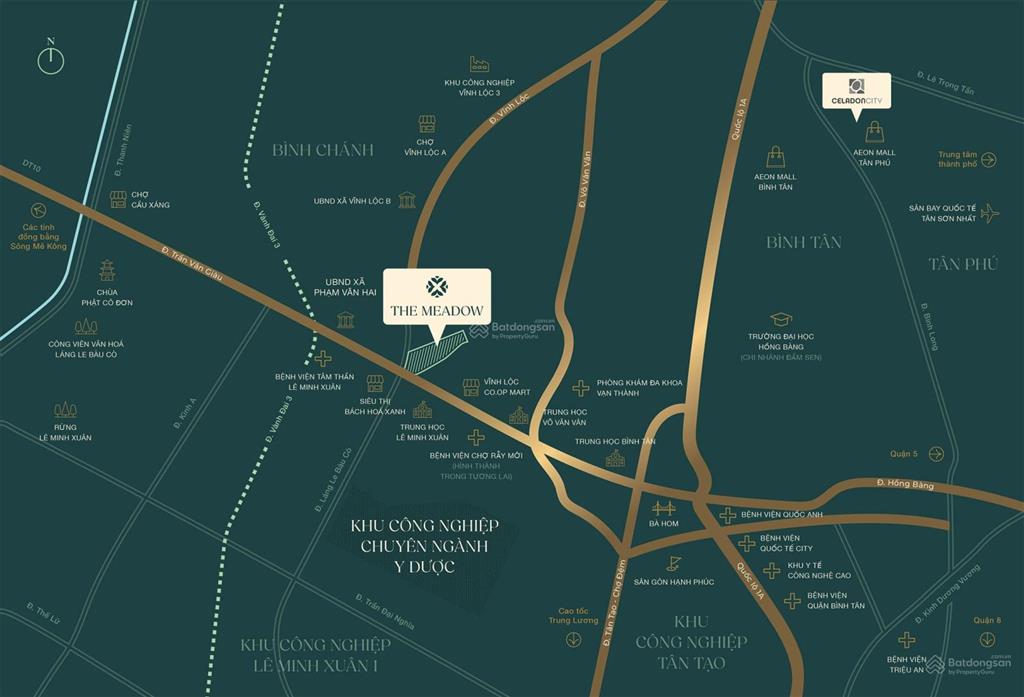Nhà phố the meadow bình chánh 105m² giá tốt, tặng nội thất 450 triệu, chiết khấu hơn 1 tỷ