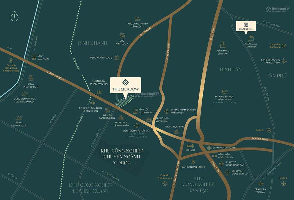 The meadow bình chánh, nhà phố 105m² giá từ 9,9 tỷ, khu compound đáng sống