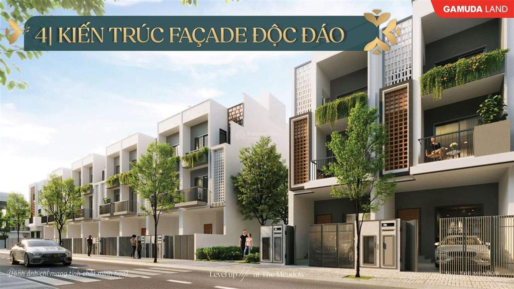 The meadow bình chánh, nhà phố 105m² giá từ 9,9 tỷ, khu compound đáng sống