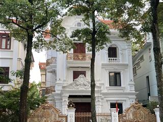 Riêng cặp biệt thự đôi bán đảo linh đàm 508m2 mt 25m đường đôi rộng nhất, 146 tỷ