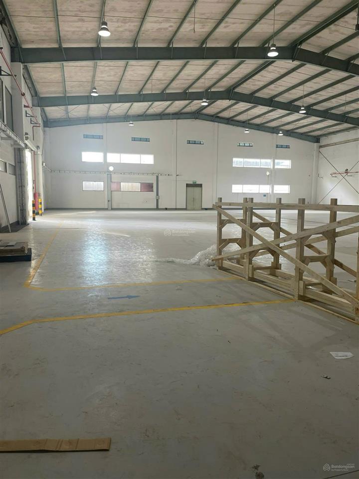 Cho thuê nhà xưởng tại kcn đại đồng  diện tích 3000m²  pccc vách tường  điện áp tổng 630kva