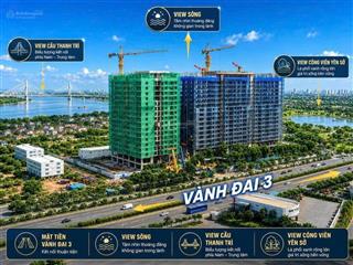 Quỹ căn thương mại x2 trần phú tầng trung hướng đông nam view sông hồng mát mẻ giá 63tr/m2